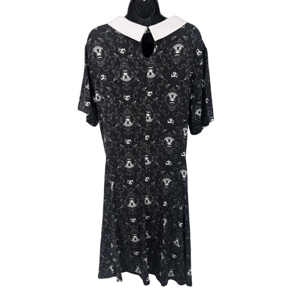 Emily Strange Gothic Lace Up Mini Dress Women Size 1X Plus Y2K Anime Whimsigoth - Picture 2 of 12